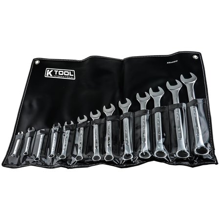 K-TOOL INTERNATIONAL SAE Combo Wrench Set, 13 pcs. KTI-41013